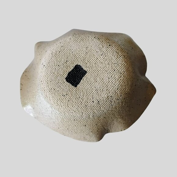 Hand-Painted Flower Ceramic Trinket Dish Signed Naomi Cottage Studio Art Pottery - Picture 6 of 6